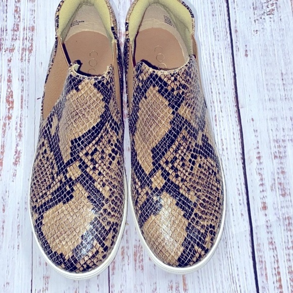 Coconuts by Matisse Harlan python snakeskin print slip on shoes size 7 1/2 - Picture 6 of 9
